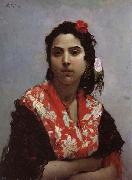 Raimundo de Madrazo y Garreta A Gypsy oil painting picture wholesale